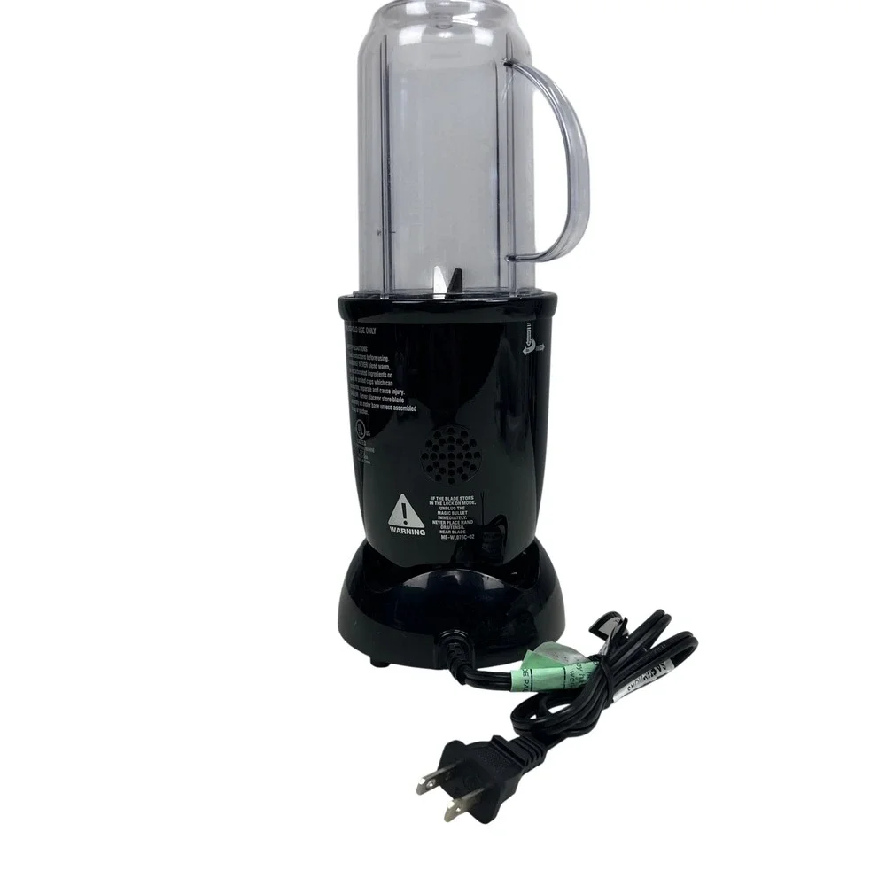 Magic Bullet Personal Blender Black MB1001S MBR-0401WM Single Serve Smoothie
